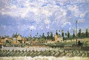Camille Pissarro Pang plans scenic Schwarz oil painting on canvas